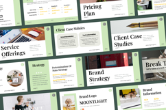 Creative Agency Pitch Deck Aesthetic &amp; Professional Slides Product Image 4