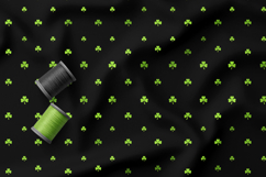 St Patrick Seamless Patterns, Shamrocks and Brushstroke Product Image 2
