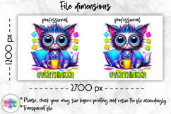 Sarcastic Animals Mug Wrap Sublimation, Cartoon Animals PNG Product Image 2