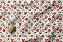 Italian Kitchen Folk Art Seamless Pattern, Mediterranean PNG Product Image 2