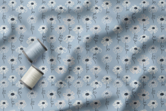 Daisies Seamless Patterns, Minimal Boho Floral Digital Paper Product Image 3