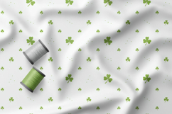 St Patrick Seamless Patterns, Shamrocks and Brushstroke Product Image 4