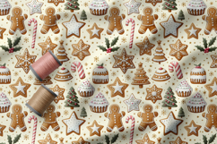Christmas Seamless Patterns, Holiday Digital Paper Product Image 5