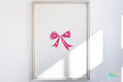 Red &amp; Blush Florals Watercolor Clipart Product Image 2