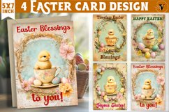 Retro Easter card Bundle | Cute Animals | Retro Easter Product Image 3