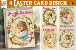 Retro Easter card Bundle | Cute Animals | Retro Easter Product Image 12