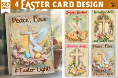 Retro Easter card Bundle | Cute Animals | Retro Easter Product Image 14
