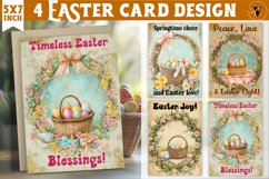 Retro Easter card Bundle | Cute Animals | Retro Easter Product Image 4