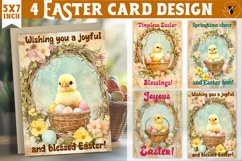 Retro Easter card Bundle | Cute Animals | Retro Easter Product Image 6