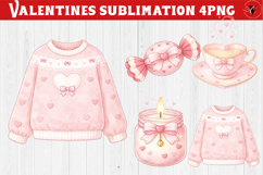 Romantic Valentine's sublimation | Pink Valentines png Product Image 3