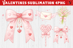Romantic Valentine's sublimation | Pink Valentines png Product Image 4