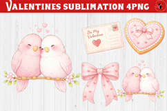 Romantic Valentine's sublimation | Pink Valentines png Product Image 5