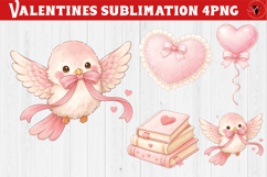 Romantic Valentine's sublimation | Pink Valentines png Product Image 6