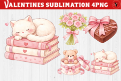 Romantic Valentine's sublimation | Pink Valentines png Product Image 11