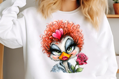 Sarcastic Chickens And Ducks Clipart Product Image 2