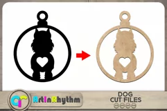 Schnauzer SVG / Keychain SVG / Dog silhouette cut files Product Image 2