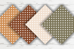Fall Colors Digital Paper, Earth Colors Seamless Patterns Product Image 3