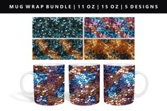 Sequin 11oz, 15oz Mug Sublimation | Mug Wrap PNG Product Image 1