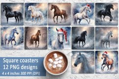 Christmas sublimation bundle| Christmas horse sublimation Product Image 21