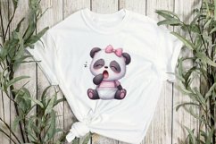 Pink Baby Panda Sublimation Product Image 2