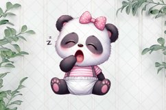 Pink Baby Panda Sublimation Product Image 1