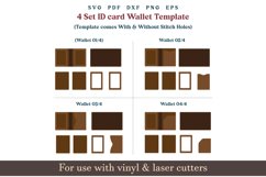 Leather Card Wallet Digital Template, Wallet Patterns, Small Card Wallet SVG, Unisex Card Wallet PDF pattern, DIY Projects, Laser cut files