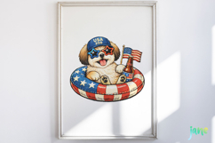 Patriotic Dog Collection PNG Product Image 2