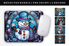 Snowman Mouse Pad Design | Mouse Pad Sublimation PNG Product Image 5