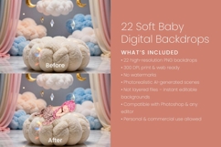22 Soft Baby Digital Backdrops Product Image 4