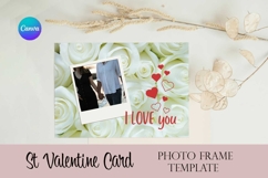 St Valentine’s Day Card Canva Photo Frame Template Product Image 4