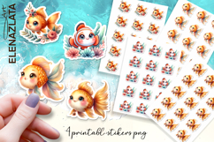 Stickers Under sea world. Children&#039;s stickers Product Image 1