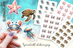 Stickers Under sea world. Children's stickers Product Image 1