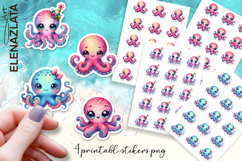 Stickers Under sea world. Children&#039;s stickers Product Image 1