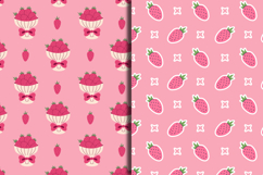 Coquette Pink Berries Seamless Patterns &amp; Digital Papers Product Image 4