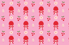 Coquette Mushrooms Seamless Patterns &amp; Digital Papers Product Image 4