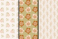 Vintage Pastel Flowers Seamless Patterns Product Image 4