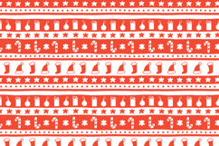 Scandinavian Christmas Seamless Patterns &amp; Digital Papers Product Image 4