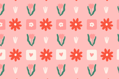 Pink Romantic Seamless Patterns &amp; Digital Papers Product Image 4