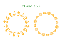 Lemon Frames PNG Clipart Product Image 4