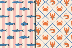 Mediterranean Food Vintage Seamless Patterns &amp; Papers Product Image 4