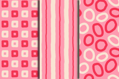 Abstract Pink Seamless Patterns &amp; Digital Papers Product Image 4