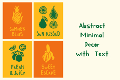 Tropical Fruit Quote Posters Product Image 4