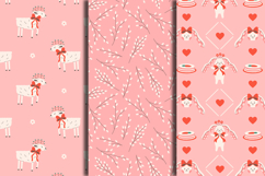 Pastel Pink Easter Seamless Patterns &amp; Digital Papers Set Product Image 4