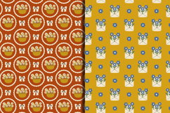 Vintage Daisy Seamless Patterns &amp; Digital Papers Product Image 4