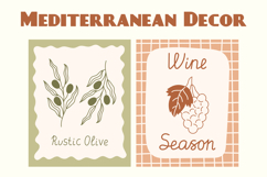 Mediterranean Organic Food Quote Posters Product Image 4