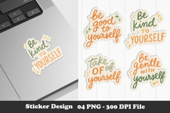 Self Care Quote Sticker Product Image 1
