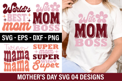 Mother's Day SVG Design - Super Mom Super Wife Super Product Image 1