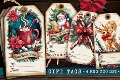 Christmas Gift Tags, Christmas labels, Christmas label tags Product Image 1
