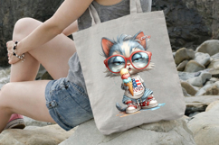 4 th of July Cool Cat Clipart Product Image 3