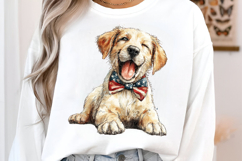 4 th of July Firework Dog Clipart Product Image 2